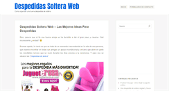 Desktop Screenshot of despedidassolteraweb.com